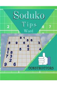 Soduko Tips Word Constructors