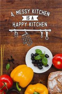 A messy kitchen is a happy kitchen
