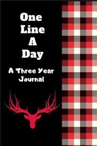 One Line A Day A Three Year Journal