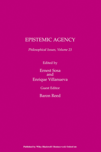 Epistemic Agency, Volume 23