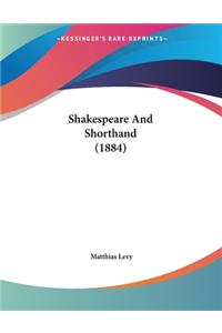 Shakespeare And Shorthand (1884)