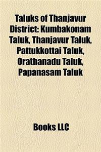 Taluks of Thanjavur District