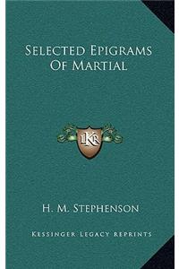 Selected Epigrams of Martial