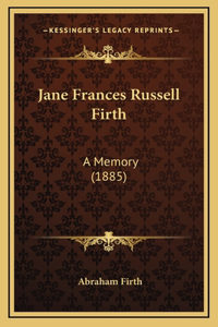 Jane Frances Russell Firth