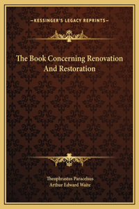 Book Concerning Renovation And Restoration