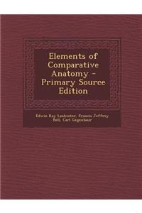 Elements of Comparative Anatomy