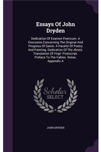 Essays of John Dryden