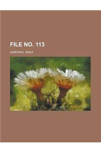 File No. 113
