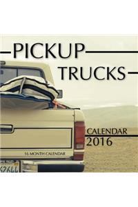 Pickups Trucks Calendar 2016