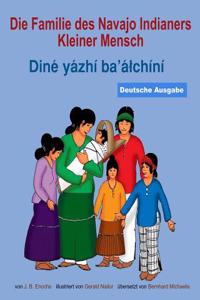 Familie des Navajo Indianers Kleiner Mensch: Dine yazhi ba'alchini