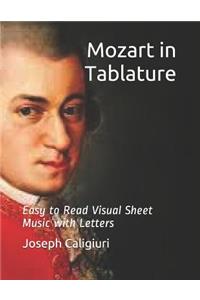 Mozart in Tablature