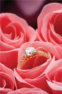 Wedding Journal Diamond Ring Roses