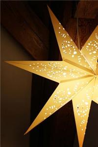 Glowing Golden Star Ornament Journal