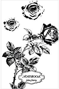 Notebook Journal Dot-grid, Black Rose Ink