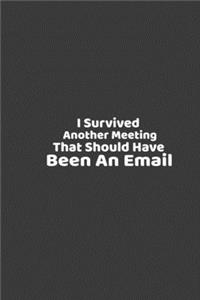 I Survived Another Meeting That Should Have Been An Email