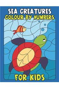 Sea Creatures Colour By Number For Kids