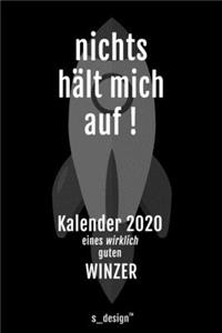 Kalender 2020 für Winzer