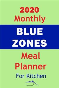 2020 Monthly Blue Zones Meal Planner For Kitchen