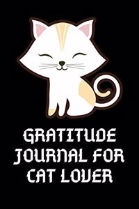 Gratitude Journal for Cat Lover