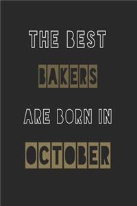 The Best bakers are born in October journal