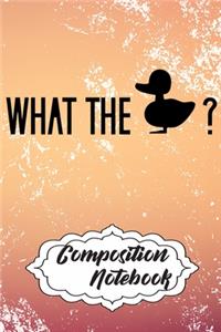 Composition Notebook