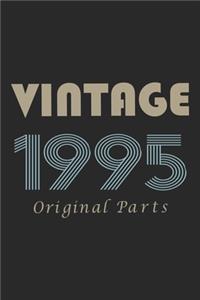 Retro Birthday - Vintage 1995 Notebook Original Parts Gift