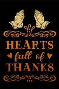 Thankful hearts full of thanks
