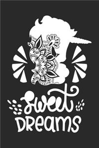 Sweet Dreams (Unicorn Journal Notebook)