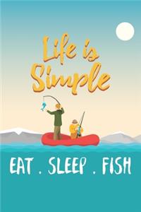 Life Is Simple Eat.Sleep.Fish