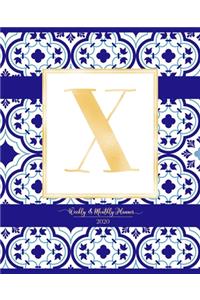 Weekly & Monthly Planner 2020 X