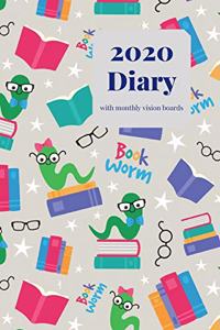 2020 Diary with monthly vision boards