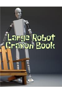 Large Robot Crayon Book
