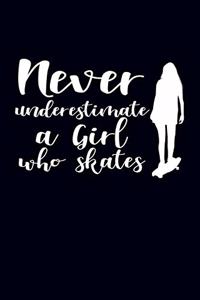 Never Underestimate A Girl Who Skates