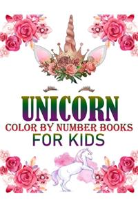 Unicorn Color By Number Books For Kids