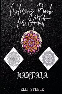 Coloring Book For Adults Mandala