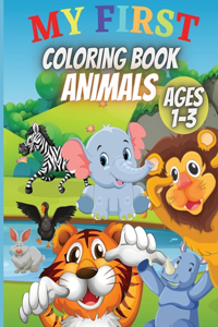 My First Coloring Book-Animals