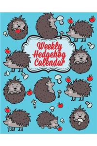 Weekly Hedgehog Calendar
