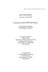 Louisiana NASA Epscor Project