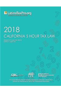 2018 California 5 Hour Tax Law