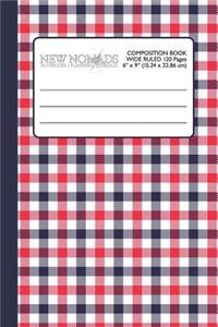 Wide Ruled Composition Book