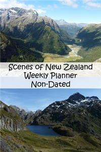 Scenes of New Zealand, Weekly Planner Non-Dated