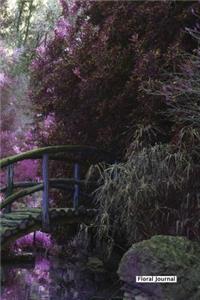 Floral Journal - Botanical Bridge - (Unruled)