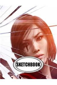 Sketchbook : Mirrors Edge 01: 120 Pages of 8.5 x 11 Blank Paper for Drawing, Doodling or Sketching (Sketchbooks)