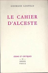 Cahier d'Alceste