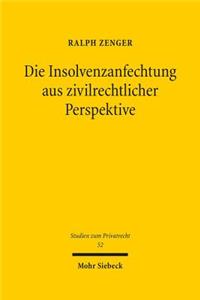 Die Insolvenzanfechtung aus zivilrechtlicher Perspektive