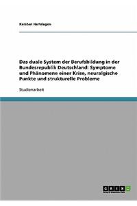 Das duale System der Berufsbildung in der Bundesrepublik Deutschland