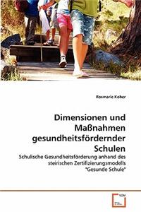 Dimensionen und Maßnahmen gesundheitsfördernder Schulen