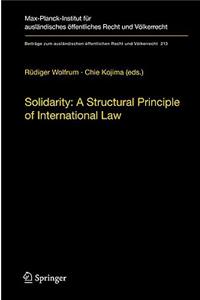 Solidarity: A Structural Principle of International Law