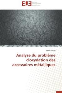 Analyse Du Problème d'Oxydation Des Accessoires Métalliques