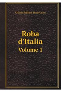 Roba d'Italia Volume 1